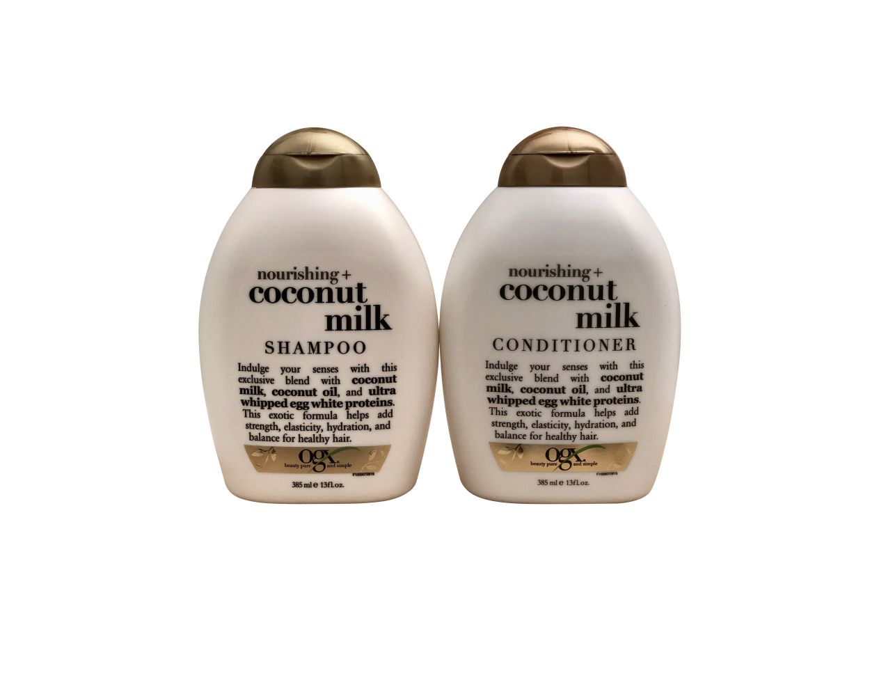 Rullesten Krympe evne OGX Nourishing + Coconut Milk Shampoo & Conditioner Set | Shampoo -  Beautyvice.com