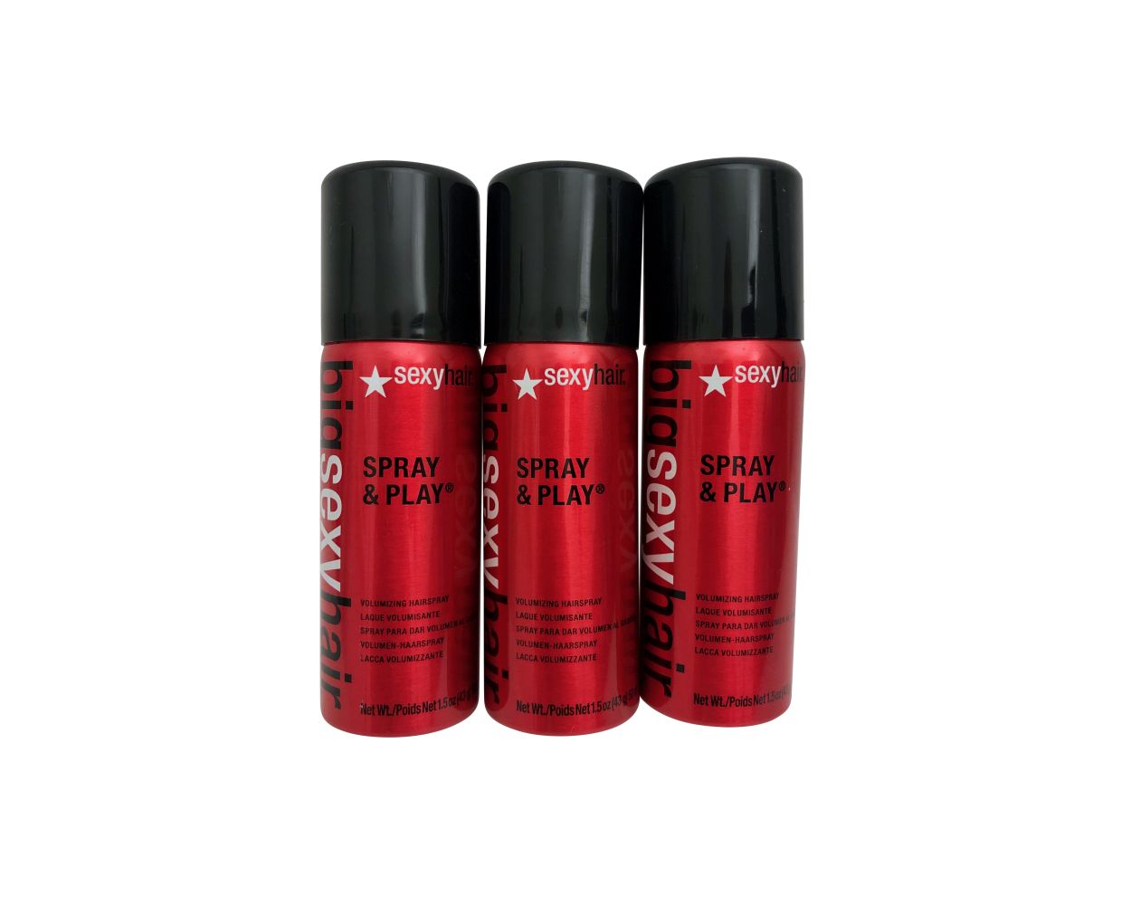 Big Sexy Hair Harder Firm Volumizing Hair Spray & Play Trio 1.5 oz. Each |  Hair Styling & Finishing - Beautyvice.com