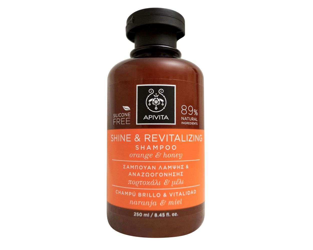 strå Sovereign identifikation Apivita Shampoo Shine & Revitalizing with Orange & Honey | Shampoo -  Beautyvice.com