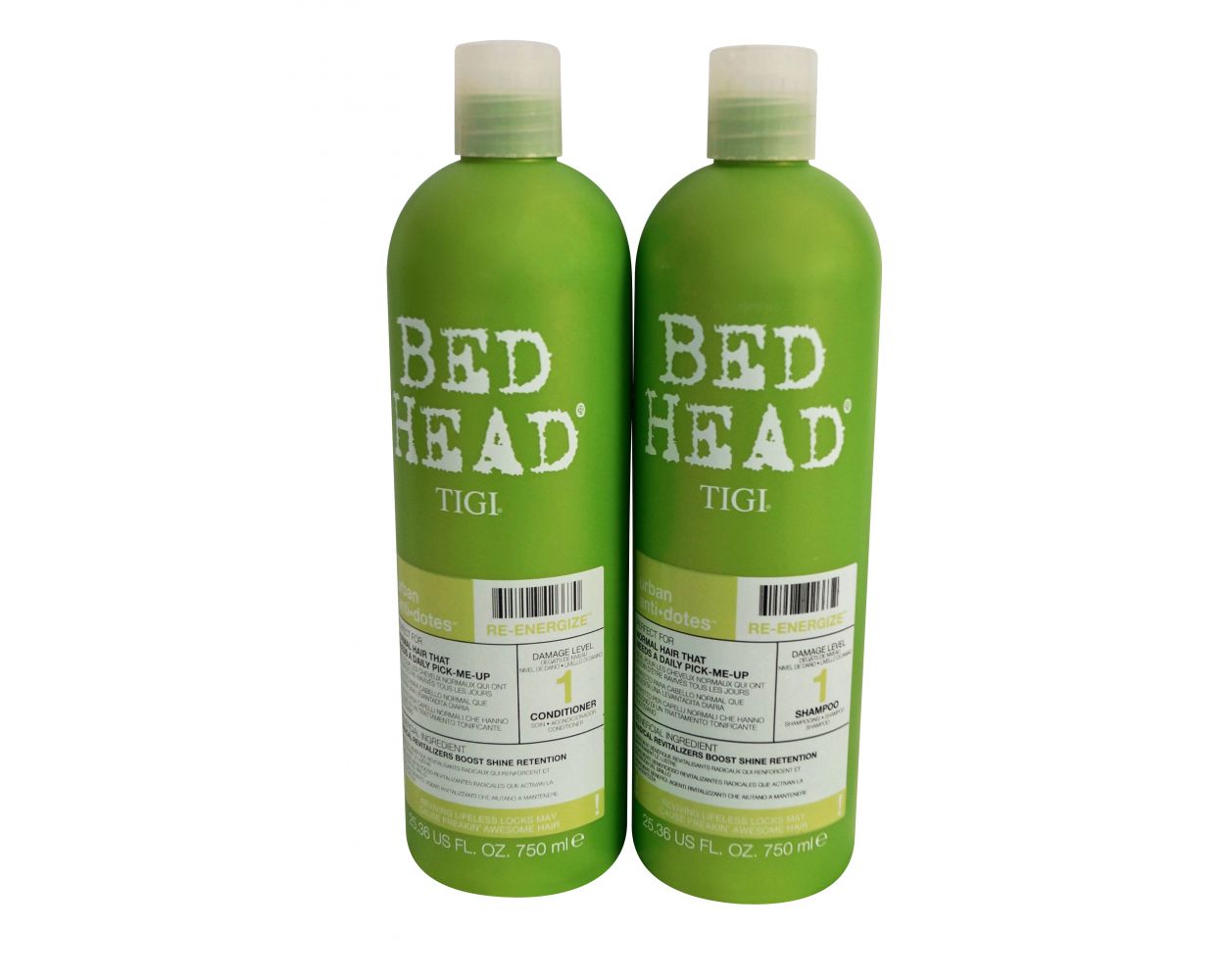 TIGI Bed Head Shampoo & Conditioner Re-Energize Set | -