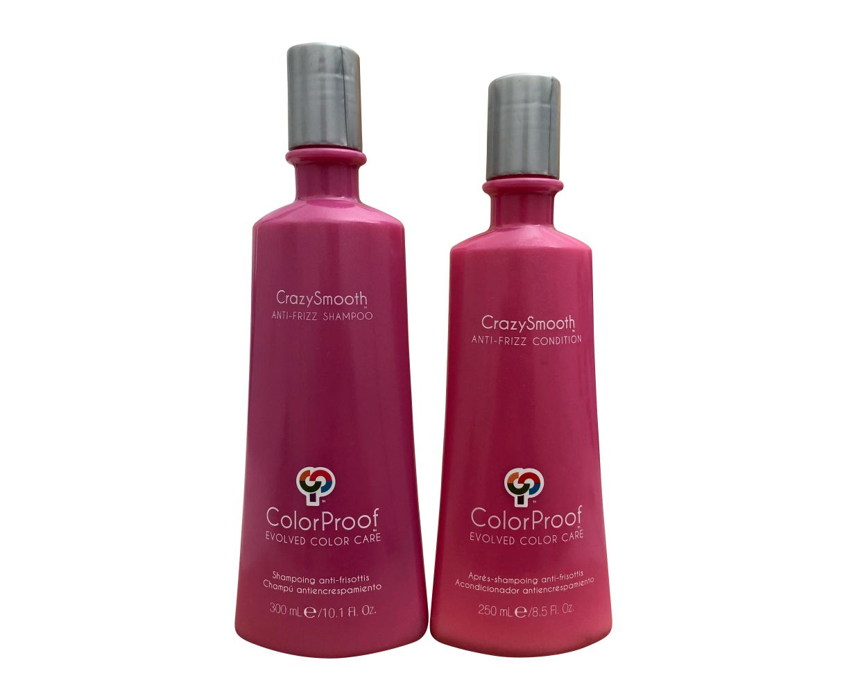 ColorProof Crazy Smooth Anti-Frizz Shampoo & Conditioner Set Color ...