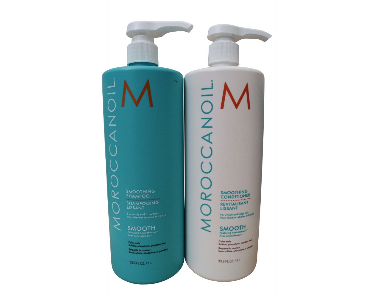Moroccanoil Smoothing Shampoo & Conditioner Set Unruly & Frizzy Hair