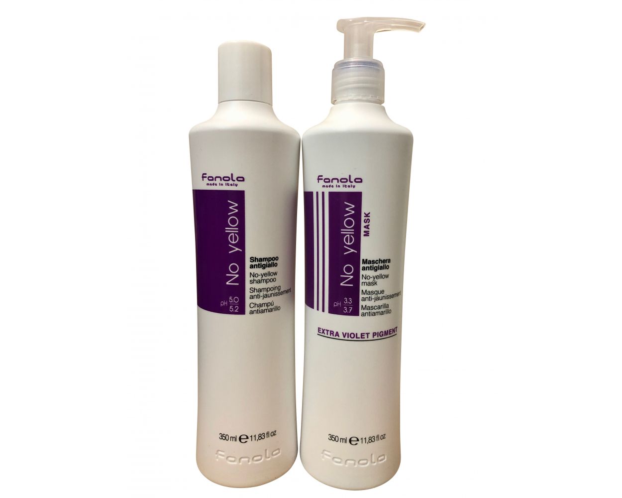 kromme viel condensor Fanola No Yellow Shampoo & Mask Set | Shampoo - Beautyvice.com