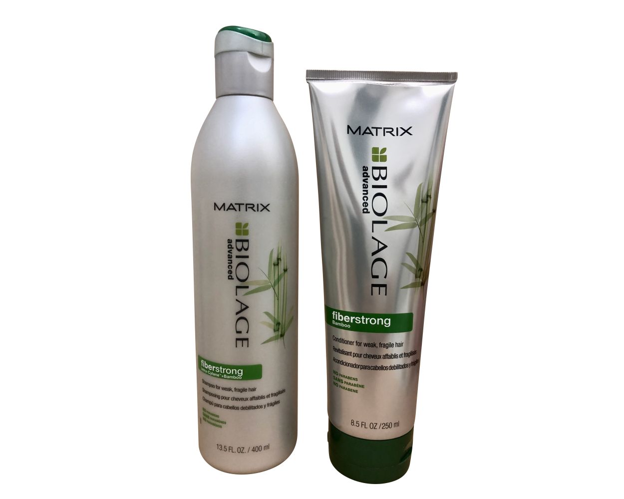 Matrix Biolage Fiberstrong Bamboo Fragile Hair Shampooo & Conditioner |  Shampoo 