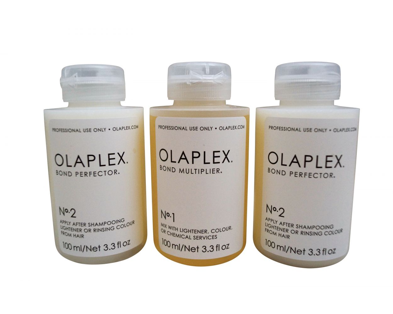 Olaplex No1 & No2 3 Piece Professional Kit 33 Oz Hair Treatments.